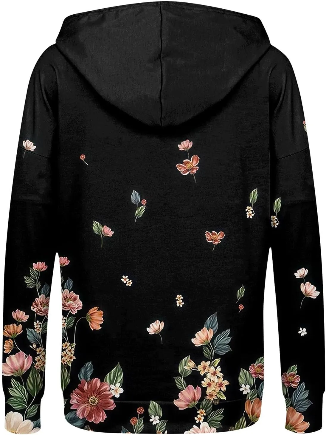 Zip Up Hoodie Women Oversized Fall Outfits Sweaters Lightweight Long Sleeve Sweatershirts with Pockets